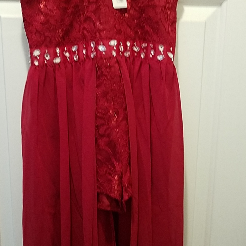 iEFiEL Burgandy Lace Dress-NWT - Picture 2 of 3